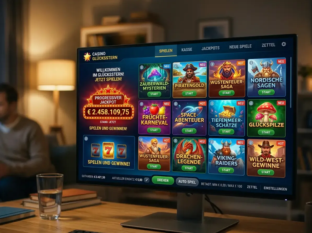 Spieleauswahl bei Eurogold