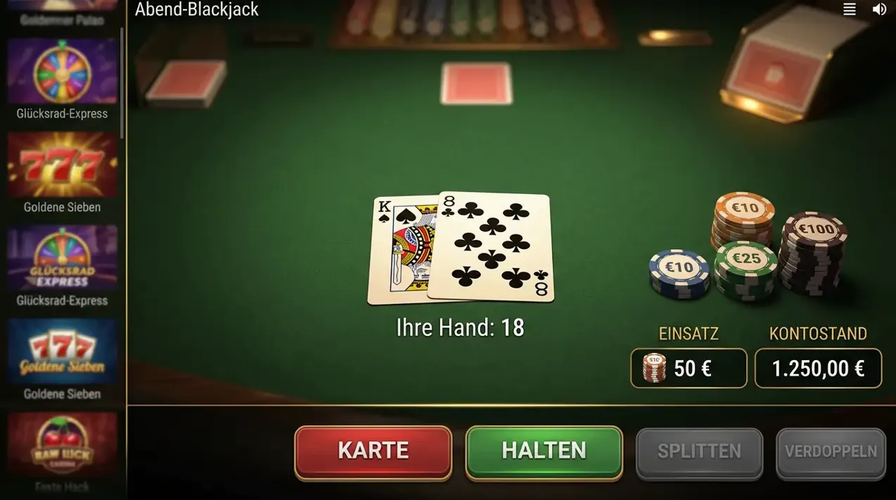 Tischspiele & Roulette bei Eurogold